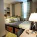 A bedroom in a two-bedroom, two-bathroom apartment at the Varsity, located at 425 E. Washington. Melanie Maxwell | AnnArbor.com